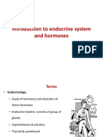 Introduction To Endocrine System and Hormones