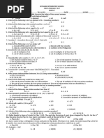 First Periodic Test: RD RD