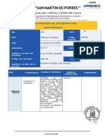 Sebastian - Informe de Logro Primaria - 2020