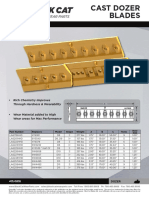 415 Cast Dozer Blades