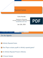 Infinitely Repeated Games: Carlos Hurtado