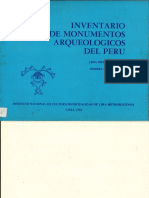 Inventario de Monumentos Arqueológicos PDF