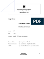 CIVIL - ESTABILIDAD - Planificación 2020 PDF