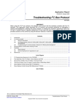 Troubleshooting I C Bus Protocol: Application Report