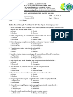 Soal PAS Prakarya 2020