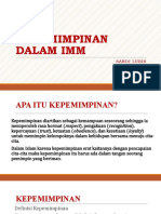 Kepemimpinan Dalam Imm