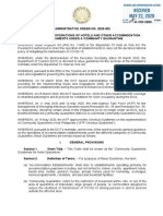 DOT AO 2020 002 Guidelines Under Community Quarantine PDF