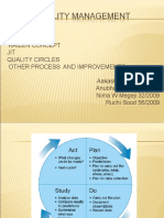 Pdsa Cycle 5S Kaizen Concept JIT Quality Circles Other Process and Improvements Aakash Bhardwaj /2009 Anubhav Tiwari 41/2009 Nima W Megeji 32/2009 Ruchi Sood 56/2009