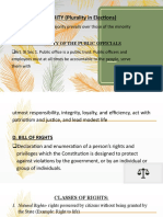 Essential principles of the Philippine constitution