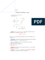 Schita curs 5 - Functii continue, functii derivabile