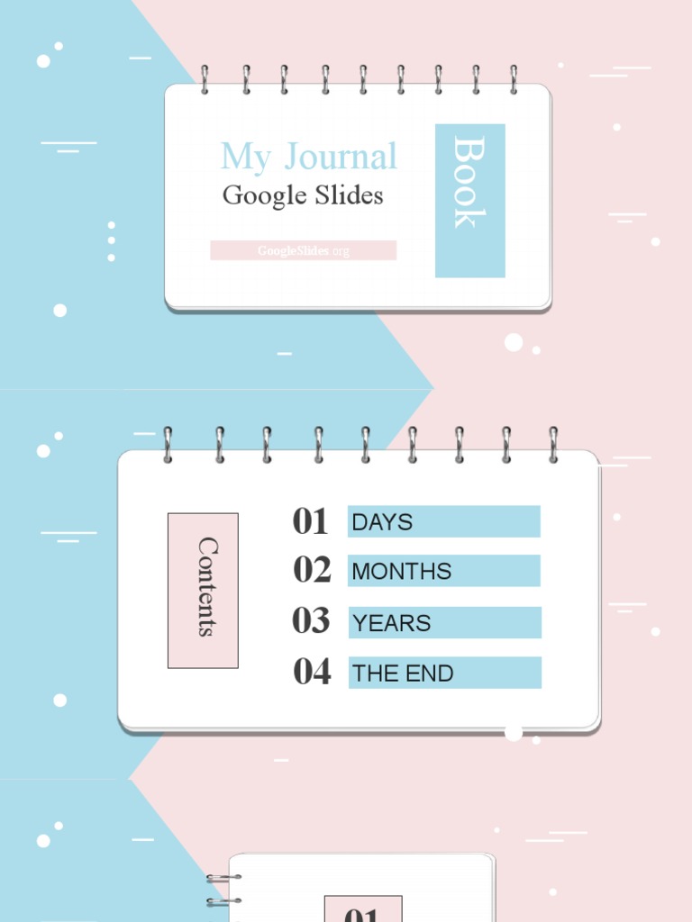 My Journal Powerpoint Template PDF Microsoft Power Point