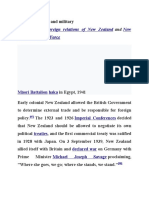 Main Articles: And: Foreign Relations of New Zealand New Zealand Defence Force