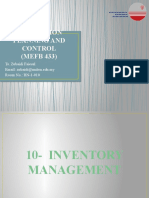 Production Planning and Control (MEFB 433) : Ts. Zubaidi Faiesal Email: Zubaidi@uniten - Edu.my Room No.: BN-1-010