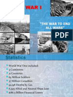 World War I: "The War To End All Wars"