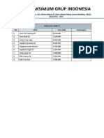 Price List 3060 Ti