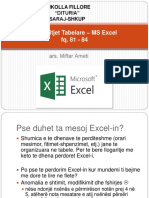 4 1 +Llogaritjet+Tabelare+-+Exceli PDF