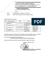 Surat Keterangan Mahasiswa Aktif