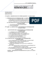 Sommaire: Rapport de Fin de Cycle BT: Comptabilité-Commerce