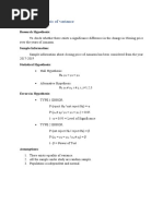 Testing Hypothesis For Oil and Gas Companies