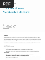 IEMA Practitioner Membership Standard