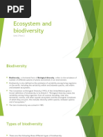 Ecosystem and Biodiversity: Unit 3 Part 3