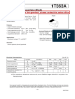 Silicon Variable Capacitance Diode: For The Availability of This Product, Please Contact The Sales Office