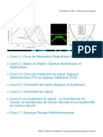 Formation - PDF - Traitement Du Signal PDF