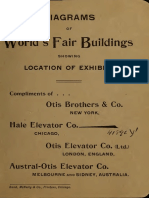 Diagrams of Worlds Fair Buildings Showing Location of Exhibits, by Otis Elevator Co, Chicago