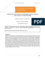 Gender-Related Violence in Philippine Schools: Issues, Challenges, and Trajectories