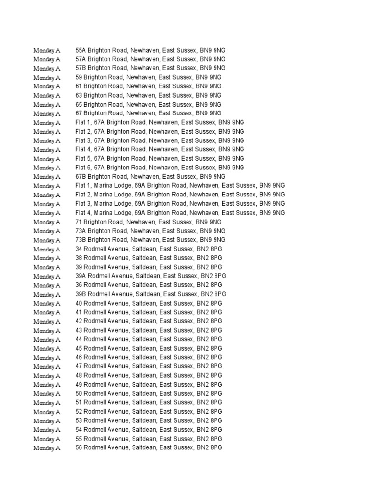 Recycling Calendar Reference Sheet 2021 PDF