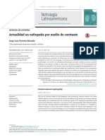 Actualidad en Nefropatía Por Medio de Contraste