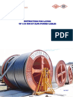 Instruction For Laying of HV Cables PDF