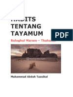 Bulughul Maram Thaharah 09 Tayamum PDF