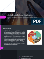 Global Marketing Strategies