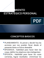 Planeamiento Estrategico Personal Diapos