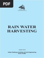Rain Water Harvesting Conservation Manual 2019 | PDF