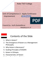 Robe TVET College: Kaizen