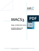 Macs3: Single-And Multi-Axis Control