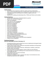 Sivakumar Dhanabalan: Profile Summary