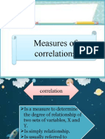 Measures of Correlations Measures of Correlations