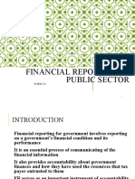 Financial Reporting in Public Sector: Topic 9