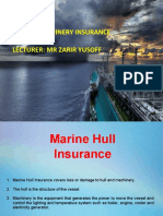 Hull & Machinery Insurance Lecturer: MR Zarir Yusoff: Click To Edit Master Subtitle Style