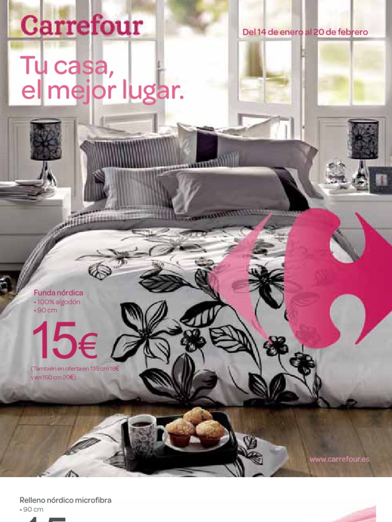 Edredon Alba Beige 150 Cm. con Ofertas en Carrefour