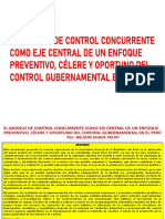 Modelo de Control Concurrente Como Eje Central de Un Enfoque Preventivo