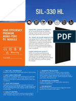 SIL-330 HL: High Efficiency Premium Mono-Perc PV Module