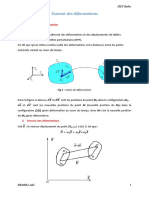 Tenseur Des Déformations