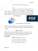 Vecteur Et Tenseur de Contrainte