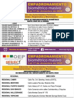 Puntos Fijos Empadronamiento Santacruz