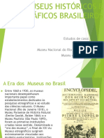 3 - Museus Históricos e Etnograficos Brasileiros