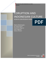Coruption and Indonesian Culture